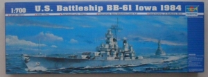 TRUMPETER 1/700 05701 USS IOWA BB-61 1984